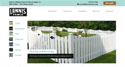 Desktop Screenshot of lannisfence.com