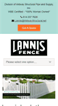 Mobile Screenshot of lannisfence.com